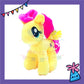 ParteeTime Kids Mini Fluffy My Little Pony Cute Soft Dolls Keychain Cute Plush Toy Adorable Stuffed Doll Toy Pendant
