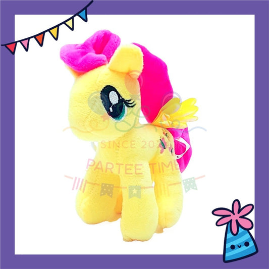 ParteeTime Kids Mini Fluffy My Little Pony Cute Soft Dolls Keychain Cute Plush Toy Adorable Stuffed Doll Toy Pendant