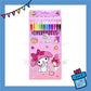 ParteetTime Kids Cute Cartoon 12pcs Color Pencil Non Toxic Coloring Stationery Set Birthday Party Gift Goodies Bag
