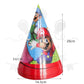 ParteeTime Kids Mario Birthday Theme Decorations Party Balloon Banners Hang Swirls Backdrop Tablecloth Cake Topper