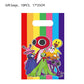 ParteeTime Kids Rainbow & Friends Theme Decorations Birthday Balloon Banner Hang Swirls Backdrop Tablecloth CakeTopper