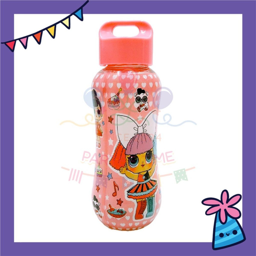 ParteeTime Kids Door Gifts Cartoon Cute Mini Outdoor Portable Drinkware Portable Sport Water Bottle BPA FREE 350ml