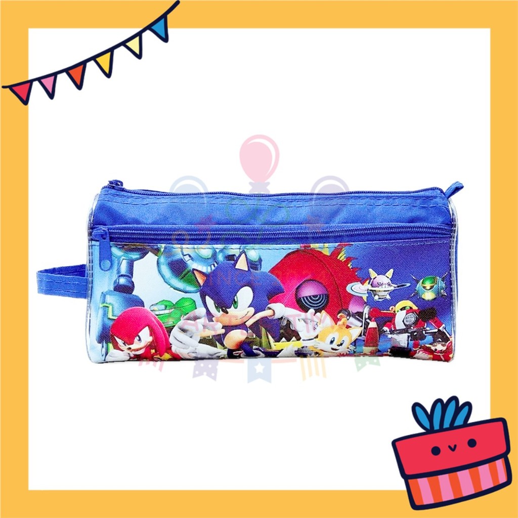 ParteeTime Kids Cute Cartoon Ultraman Spiderman Melody Double Layer Pencil Case Gift Pack Door Gift Goodie Bag Idea
