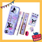 ParteeTime Kids Gifts Cartoon 7 in 1 Stationery Set Sanrio Kuromi My Melody My Little Pony Princess Birthday Gift Pack