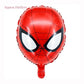 ParteeTime Kids Spiderman Theme Decorations Birthday Party Balloon Banners Hang Swirls Backdrop Tablecloth Cake Topper