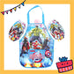 ParteeTime Kids Boy Girl Sanrio Kuromi Melody Cinnamoroll Waterproof Cooking Baking Painting Apron Children’s Apron