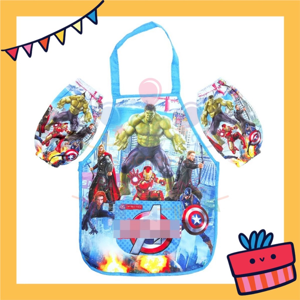 ParteeTime Kids Boy Girl Sanrio Kuromi Melody Cinnamoroll Waterproof Cooking Baking Painting Apron Children’s Apron