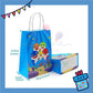 ParteeTime Birthday Kids 1pcs Baby Shark Gift Bags with Handle Paper Bag Doorgift Bag Gift Beg Hadiah