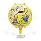 ParteeTime Kids Cute Sanrio Themed Foil Balloon Birthday Party Decoration Foil Belon Tema Comel Sanrio Hari Jadi Hiasan