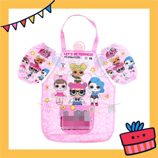 ParteeTime Kids Boy Girl Sanrio Kuromi Melody Cinnamoroll Waterproof Cooking Baking Painting Apron Children’s Apron