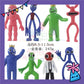ParteeTime Kids Rainbow Friends Cute Characters Figures Set Cake Decorative Baking Decoration Birthday Party Kek Topper