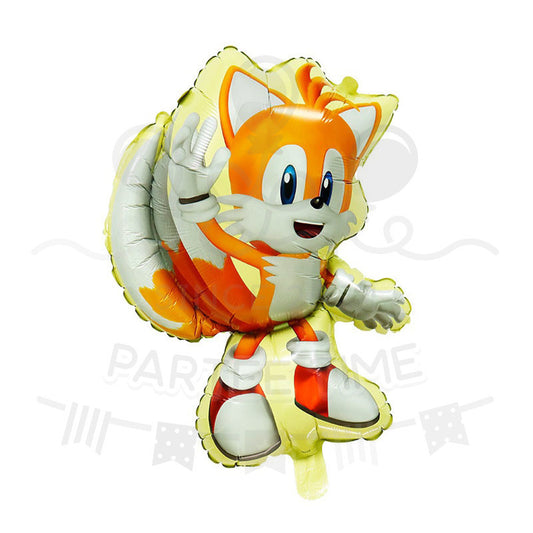 ParteeTime Kids Sonic Themed Foil Balloon Birthday Party Decoration Foil Belon Tema Sonic Hari Jadi Hiasan