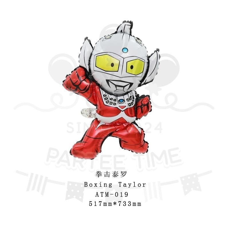 ParteeTime Kids Ultraman Foil Balloon Mini Balloon Giant Balloon Themed Foil Balloon Birthday Party Decoration