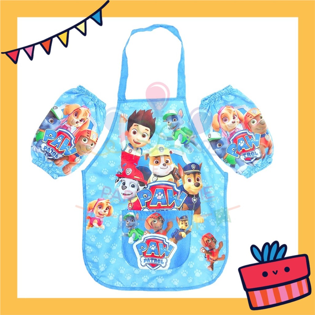ParteeTime Kids Boy Girl Sanrio Kuromi Melody Cinnamoroll Waterproof Cooking Baking Painting Apron Children’s Apron