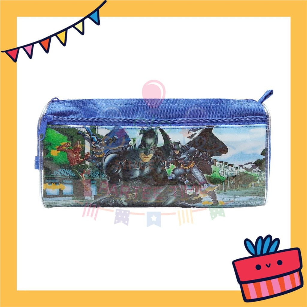 ParteeTime Kids Cute Cartoon Ultraman Spiderman Melody Double Layer Pencil Case Gift Pack Door Gift Goodie Bag Idea