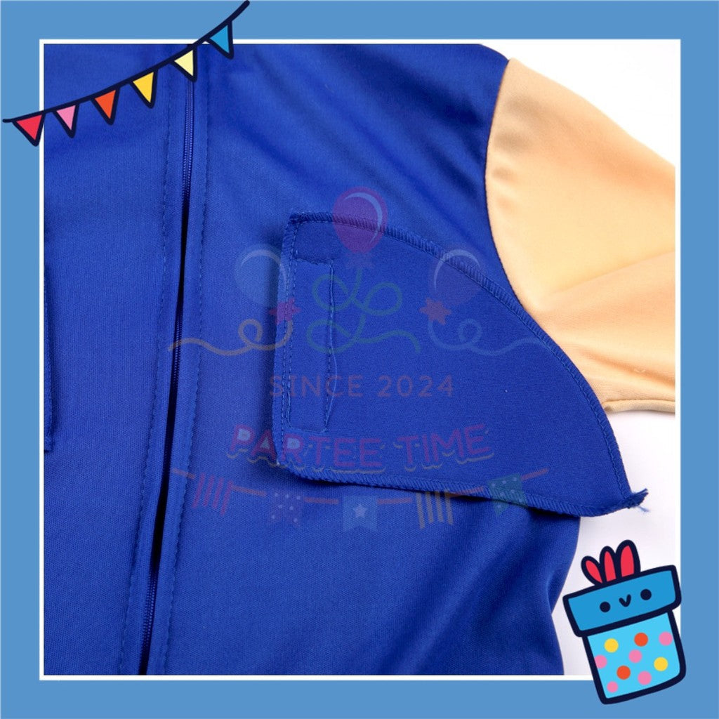 ParteeTime Kids Boy Sonic the Hedgehog Jumpsuit Cosplay Costumes Fancy Children Day Kostum Kosplay Kanak-Kanak Sonic