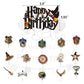 ParteeTime Kid Birthday Party Celebration Decoration Set Harry 4 in 1 Banner Balloon Cake Cupcake Topper Parti Hari Jadi