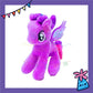 ParteeTime Kids Mini Fluffy My Little Pony Cute Soft Dolls Keychain Cute Plush Toy Adorable Stuffed Doll Toy Pendant