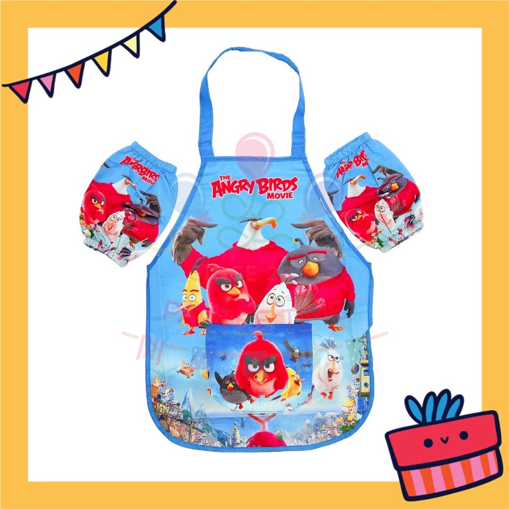 ParteeTime Kids Boy Girl Sanrio Kuromi Melody Cinnamoroll Waterproof Cooking Baking Painting Apron Children’s Apron