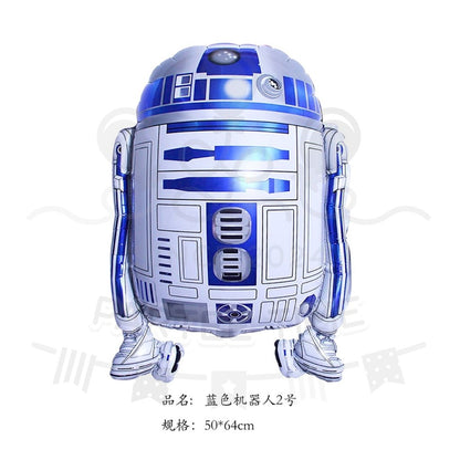 ParteeTime Kids Rocket NASA Astronaut Spaceship Star Wars Robot UFO Themed Foil Balloon Birthday Party Decoration
