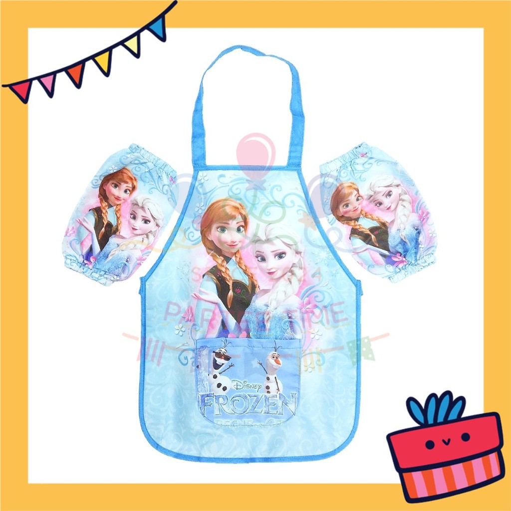 ParteeTime Kids Boy Girl Sanrio Kuromi Melody Cinnamoroll Waterproof Cooking Baking Painting Apron Children’s Apron