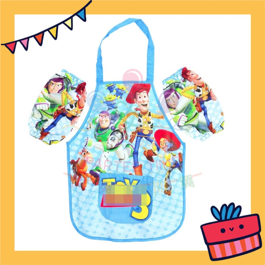 ParteeTime Kids Boy Girl Sanrio Kuromi Melody Cinnamoroll Waterproof Cooking Baking Painting Apron Children’s Apron