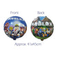 ParteeTime Kids Roblox Birthday Theme Decorations Party Balloon Banners Hang Swirls Backdrop Tablecloth Cake Topper