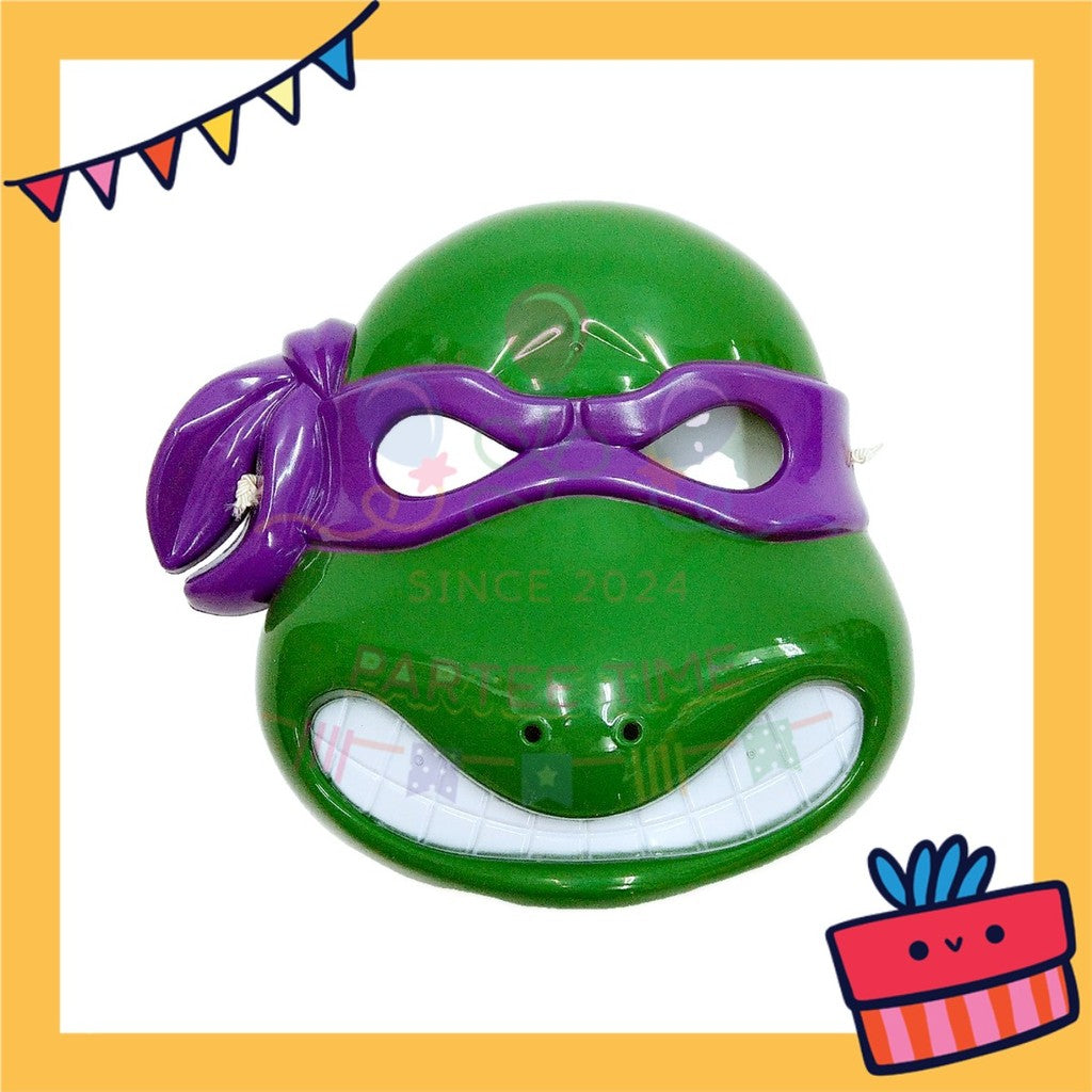 ParteeTime Kids Mask Cape Children Ninja Turtle Capes Birthday Party Dress Up Toy Cape Cosplay Costume