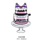 ParteeTime Kids Kuromi Birthday Theme Decorations Birthday Party Supplies Banners Backdrop Set Budak Hari Jadi Hiasan