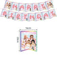 ParteeTime Kids Roblox Girls Theme Decorations Birthday Party Supplies Banners Backdrop Set Budak Hari Jadi Hiasan