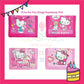 ParteeTime Kids Gifts Cute Cartoon Trifold Wallet Princess Elsa Barbie Dompet Lipat Kartun Comel Kanak-Kanak