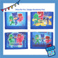 ParteeTime Kids Gifts Cute Cartoon Trifold Wallet Batman Doraemon Mario Dompet Lipat Kartun Comel Kanak-Kanak