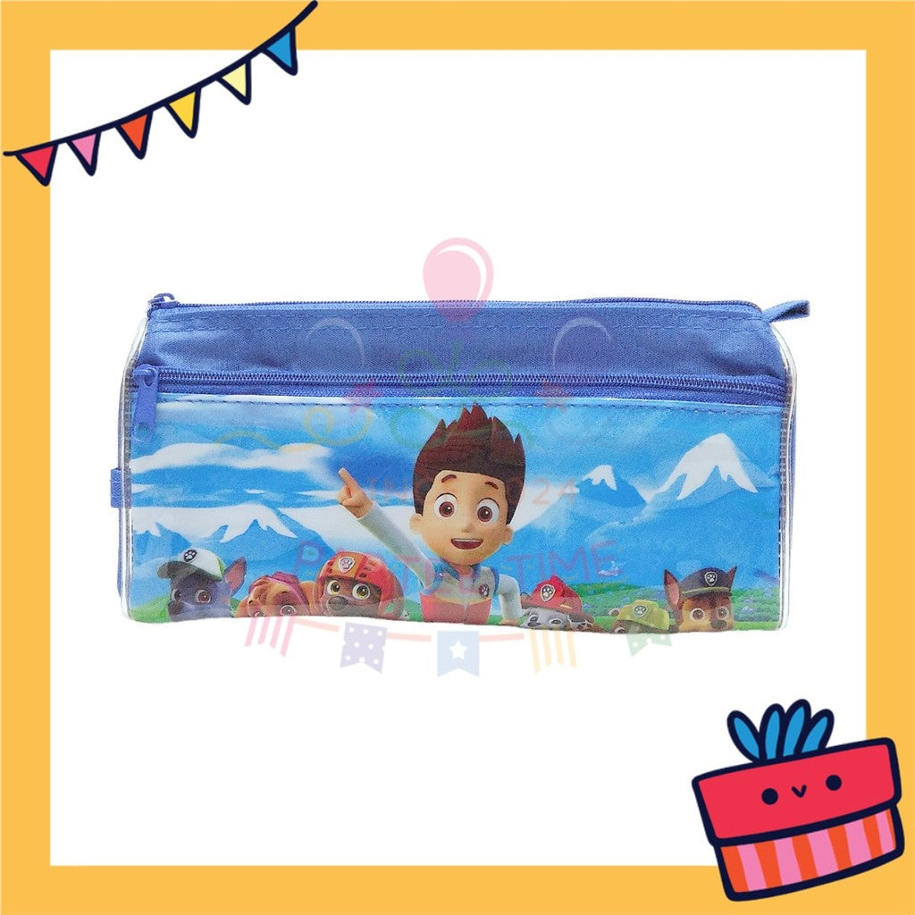 ParteeTime Kids Cute Cartoon Ultraman Spiderman Melody Double Layer Pencil Case Gift Pack Door Gift Goodie Bag Idea