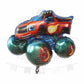 ParteeTime Kids Roblox Ninja Turtle Superhero Spiderman Captain Themed Foil Balloon Birthday Party Decoration