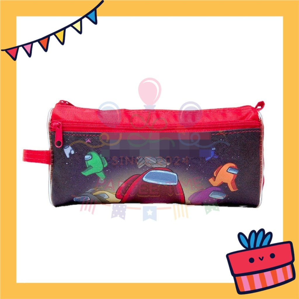 ParteeTime Kids Cute Cartoon Ultraman Spiderman Melody Double Layer Pencil Case Gift Pack Door Gift Goodie Bag Idea