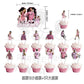ParteeTime Kids Birthday Party Celebration Decoration Set Messi 4 in 1 Banner Balloon Cake Cupcake Topper Hari Jadi
