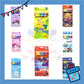 ParteetTime Kids Cute Cartoon 12pcs Color Pencil Non Toxic Coloring Stationery Set Birthday Party Gift Goodies Bag