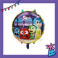 ParteeTime Kids Birthday Party Celebration Decoration Set InsideOut 4 in 1 Banner Balloon Cake Cupcake Topper Hari Jadi