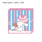 ParteeTime Kids Cinnamoroll Theme Decorations Birthday Party Balloon Banners Hang Swirls Backdrop Tablecloth Cake Topper