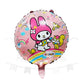 ParteeTime Kids Cute Sanrio Themed Foil Balloon Birthday Party Decoration Foil Belon Tema Comel Sanrio Hari Jadi Hiasan