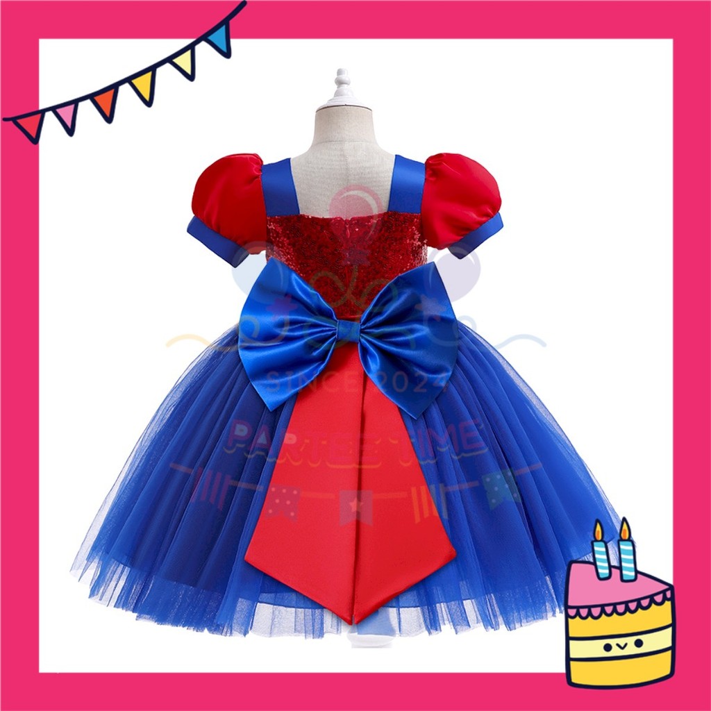 ParteeTime Kids Boy Girl Spiderman Dress Bodysuit Set Jumpsuit Cosplay Costumes Fancy