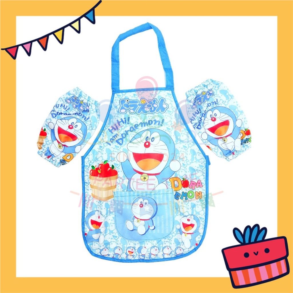 ParteeTime Kids Boy Girl Sanrio Kuromi Melody Cinnamoroll Waterproof Cooking Baking Painting Apron Children’s Apron
