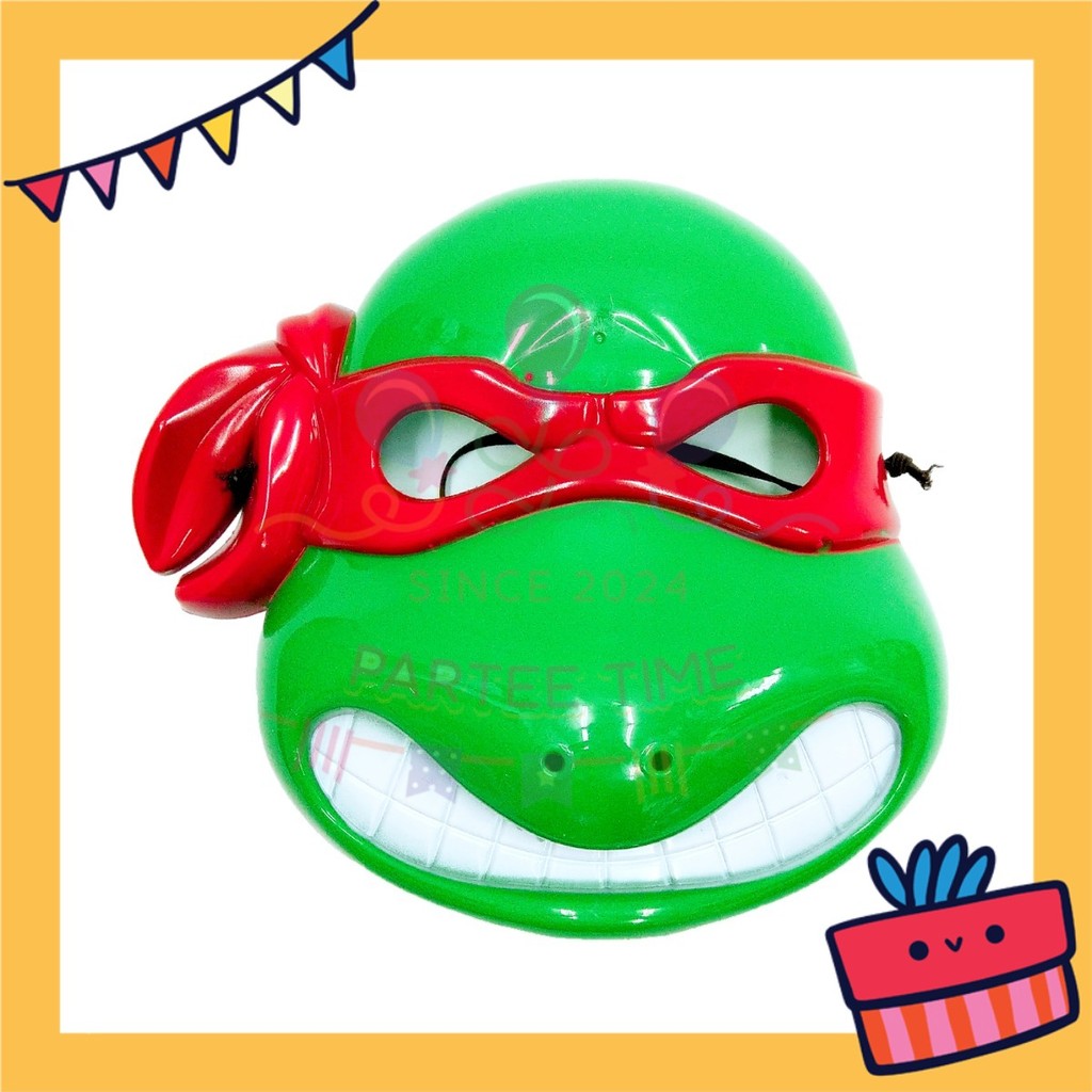 ParteeTime Kids Mask Cape Children Ninja Turtle Capes Birthday Party Dress Up Toy Cape Cosplay Costume