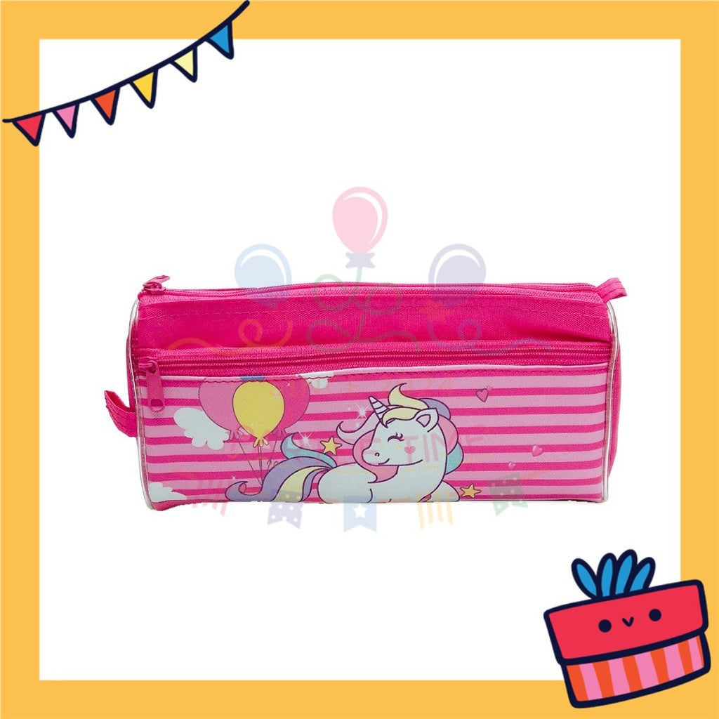 ParteeTime Kids Cute Cartoon Ultraman Spiderman Melody Double Layer Pencil Case Gift Pack Door Gift Goodie Bag Idea