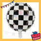 ParteeTime Kids Racing Themed Car Wheel Tire Air Globos Foil Balloon Birthday Party Decoration