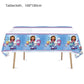 ParteeTime Kids Graby Doll House Theme Decoration Birthday Party Banner Hang Swirl Backdrop Tablecloth Cake Topper