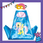 ParteeTime Kids Mask Cape Children My Little Pony Capes Birthday Party Dress Up Toy Cape Cosplay Costume