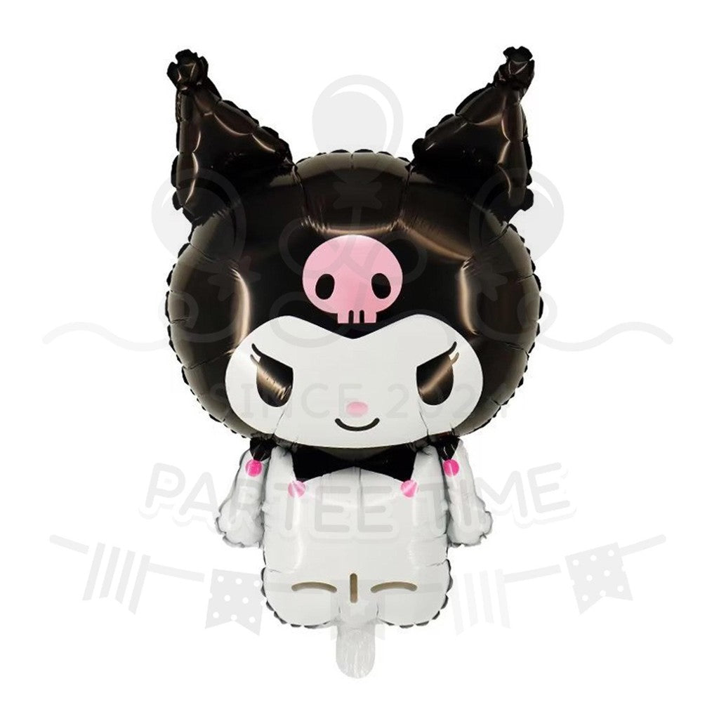 ParteeTime Kids Kuromi Cinnamoroll Melody Pompourin Pochacho Hangyodon Themed Foil Balloon Birthday Party Decoration