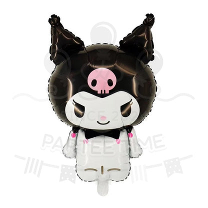 ParteeTime Kids Kuromi Cinnamoroll Melody Pompourin Pochacho Hangyodon Themed Foil Balloon Birthday Party Decoration