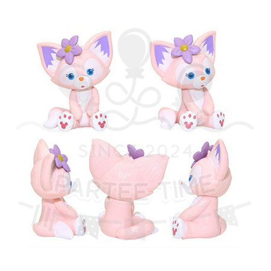 ParteeTime Kids LinaBell Mini Cake Topper Cute Characters Figures Set Cake Decoration Birthday Party Collection Playset